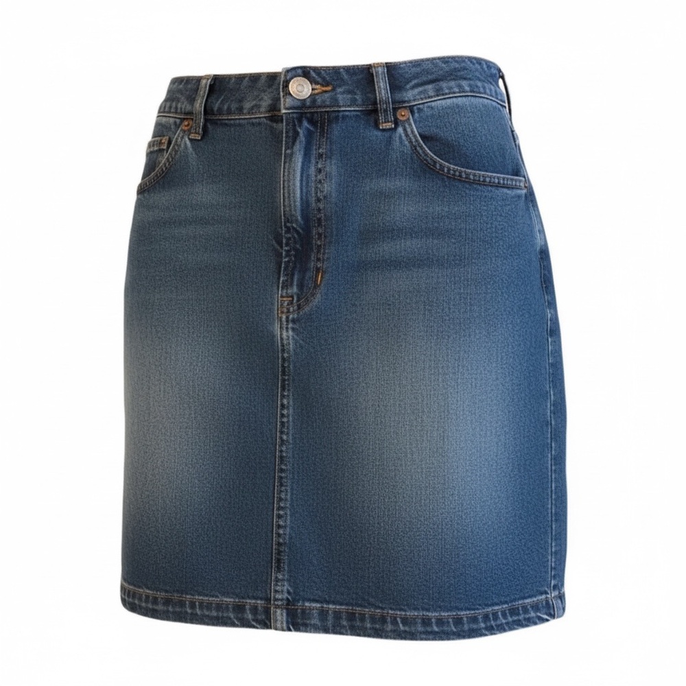 OLD Navy Small Blue Jeans Denim Skirt With Pockets